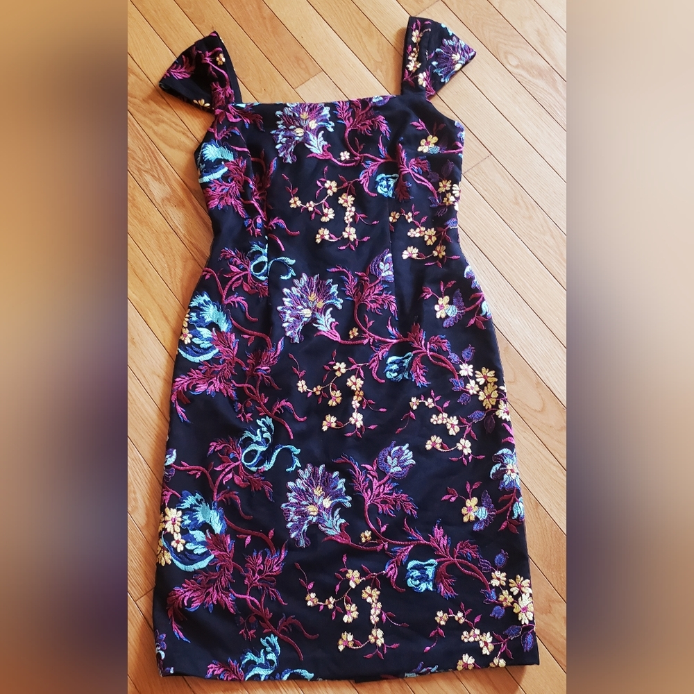 Nicole Miller embroidered dress